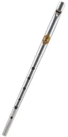 Tin whistle C Clarke Special Edition 200C - Традиционный английский свисток-вистл в строе до с деревянной вставкой в мундштуке. Особый ограниченный выпуск. Цвет серебристый
