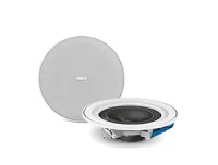 CVGAUDIO CPA5TW - Встраиваемый 5" широкополосный громкоговоритель, 3/6W-100V, круглый, безрамочный, белый