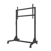 Multibrackets M2883 - Мобильная стойка для ЖК-дисплея 55"-100" (до 130 кг), алюминий, черный цвет