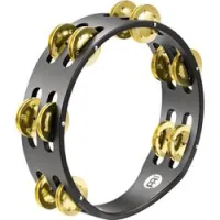 Meinl cta2b-bk  тамбурин 8" compact, джинглы из меди, цвет черный