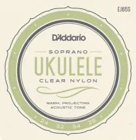 Струны для укулеле сопрано D'Addario Pro-Arte Custom Extruded EJ65S (4 шт)