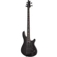 SCHECTER SLS ELITE-5 EVIL TWIN - 5-ти струнная бас-гитара, корпус болотный ясень, гриф клён/орех/падаук со вставками из файбер карбона, накладка черное дерево, 24 лада, датчики: Fishman Fluence Bass soapbar, регулировки Master Volume (Push-pull)/Blend/2-х