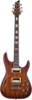 SCHECTER C-1 E/A CLASSIC FVS -  6-струнная электрогитара с пьезо датчиком в бридже, Материал корпуса: красное дерево, Топ: зебрано, Материал грифа: 3-х слойное красное дерево с армированными стрежнями из углеродного волокна, Накладка грифа: черное дерево,