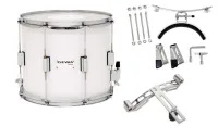 GEWA Birch White Chrome HW SH 14x12" Маршевый парадный барабан