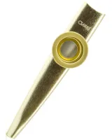 Kazoo Clarke Standard Gold MKG - Казу стандартного размера с металлическим корпусом и синтетической мембраной без упаковки. Цвет золотой