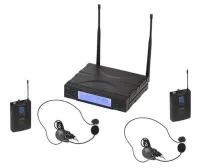 WF-U2302PP Беспроводная микрофонная система, 2 головных микрофона, Soundsation