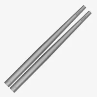 Ahead LTS сменные части барабанных палочек, Long Taper Covers, пара, цвет серебристый
