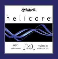 H310-1/4M Helicore Комплект струн для скрипки размером 1/4, среднее натяжение, D'Addario