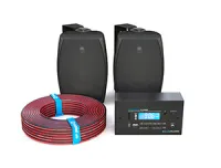 CVGAUDIO RESET-W40BL - Комплект оборудования для трансляции фоновой музыки, корпусные АС, S до 40m2, цвет черный