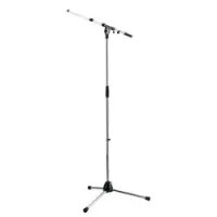 K&M 21090-300-02  микрофонная стойка "журавль", телескопическая стрела, хром, 900-1605 мм