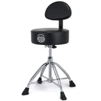 Mapex T870 Стул с круглым виниловым сиденьем и спинкой, ось с резьбой, двойные ножки
