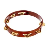 Meinl ta1b-ab  тамбурин деревянный 10" traditional, однорядный, джинглы из меди