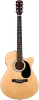 FENDER FA-135CE Concert V2 Natural электроакустическая гитара, цвет натуральный