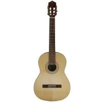 Pearl River CL20 Гитара классическая 39", верхняя дека: ель, нижняя дека и обечайка: сапеле, гриф: габон, накладка грифа и нижний порожек: лавровое дерево, колки: золото, цвет натуральный, матовая, в комплекте чехол 5 мм цвета хаки