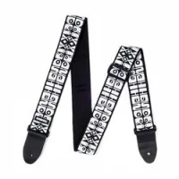 Dunlop jh05 hendrix logo  дизайнерский ремень для гитары, ширина 2,5"
