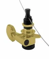 PWAT-6R3 Колки для гитары, 6л, локовые, золото, D'Addario