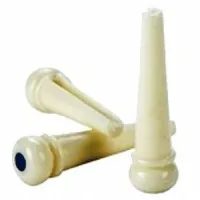 DUNLOP HE216W WHT струнодержатель-шпилька для бриджа акустической гитары, белый, 100 шт