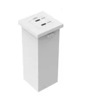 Kramer MC-2C130W(W)- Модуль 2xUSB-C для розеточной станции Kramer, зарядка 2x65 Вт, белый