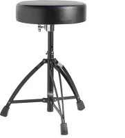 STAGG DT-32 BK - стульчик для барабанщика, покрытие: черный винил, черная отделка