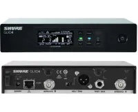 SHURE QLXD4E G51 цифровой одноканальный приемник 470-534 МГц, съемные антенны, крепление в рек. Черн
