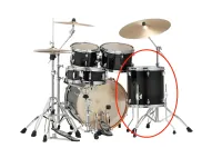 TAMA CLF14D-TPB SUPERSTAR CLASSIC MAPLE 14"x14" Floor Tom напольный том, клён, цвет Прозрачно-черный