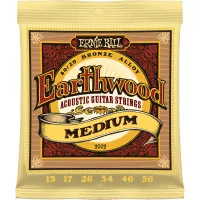 Ernie Ball 2002 струны для акуст.гитары Earthwood 80/20 Bronze Medium (13-17-26-34-46-56)