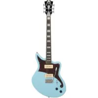 D'angelico premier bedford sb  электрогитара с чехлом, hh, t-o-m, цвет голубой