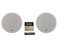 DSPPA DM-835S Активный музыкальный проигрыватель. Состав комплекта: Активная панель управления с встроенным двухканальным (стерео) усилителем 2х10 Вт, МР-3 плеер, (USB или SD карта), FM-тюнер, Bluetooth, 1 AUX вход, 1 AUX выход. Монтажная коробка. Два пот