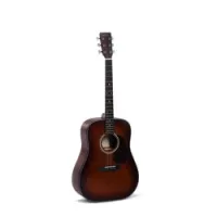Sigma Guitars DM-1ST-BR+  акустическая гитара, дредноут, верхняя дека массив ситхинской ели