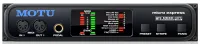 MOTU micro express - USB MIDI интерфейс, LED индикатор режимов, 16 предустановок, 4x6 MIDI входов/выходов (96 MIDI каналов), 1/4" TS вход педали, 2x1/4" SMPTE вход/выход, USB 2.0 порт, ПО ClockWorks, поддержка Win/MacOSX