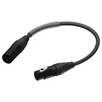 Procab PLP150/0.25- Кабель-переходник DMX-AES 110 Oм XLR 3-pin (вилка) – XLR 5-pin (розетка)