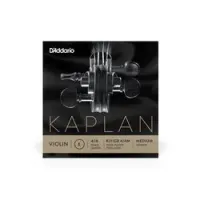 D'addario k311gb 4/4m  отдельная струна e для скрипки 4/4 kaplan, позолота, medium tension, ball