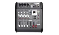 LFX-4DU Микшерный пульт c USB 4 канала 200 Вт LEEM