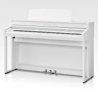 Kawai CA501W цифровое пианино, цвет белый, механика Grand Feel Compact, деревянные клавиши + банкетка