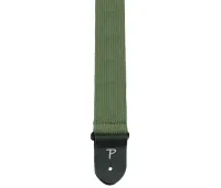 Perri's CWS20-1688 - Ремень для гитары, Серия COTTON, Материал: хлопок, Рисунок: отсутствует, Цвет: зелёный, Ширина ремня: 5 см, Длина: 99 - 147 см