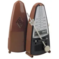 WITTNER 831 Taktell Piccolo Mahogany Brown метроном механический, пластиковый корпус, без звонка