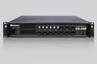 Nusun CE200 SALE  микшер-усилитель 3микр+3лин, 200W, 70/100V, 4-16 Ом, 100-16kHz, 2U, 13,5кг