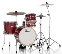 PEARL MT564/C-D747 (MT564SP/C747, HWP-50S) - барабанная уставнока серии Midtown, с комплектом тарелок, цвет:  Matte Red
