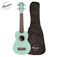 Bamboo bu-21n lgn  estudio series укулеле сопрано с чехлом, цвет зеленый