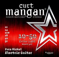 CURT MANGAN Electric Pure Nickel 10-50 струны для электрогитары
