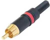 Neutrik nys373-2  тюльпан, золото (red), professional