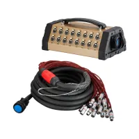 BCB418 Stage Box Сценическая коммутационная коробка 24х XLR(F) входа + 8х XLR(M) выходов, Soundking