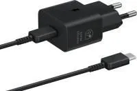 Сетевое зарядное устройство Samsung EP-T2510 25W Type-C Black + cable
