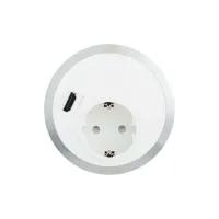 ABL 2F210114- Встраиваемая розетка серии Port El с 1xHDMI, белая