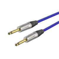ROXTONE TGJJ100-TOG/6 Кабель инструментальный, оранжевый, 7mm, 2x6,3 mono Jack, 6м