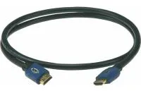KLOTZ HA-HA-H02 кабель HDMI, позолоченные контакты A-A, AWG28, чёрный, 2 метра