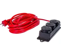 PC-3G-3B-10(IP) Power Cube Удлинитель влагозащищенный IP44, 16А, 3 р, 10м, Электрическая мануфактура