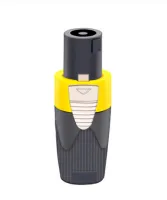 Taverlab F1010-Yellow - Разъём кабельный 4PIN Speaker Connector "папа", жёлтый