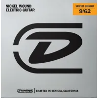 DESBN0962 Super Bright Комплект струн для 7-стр электрогитары, никелированные, Hybrid, 9-62, Dunlop