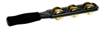 MEINL JG1B-BK Металлическая палочка с латунными бубенцами, цвет: чёрный